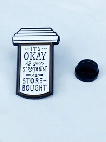 1 Pieza Broche De Dibujos Animados De Taza De Café Con Barniz De Horneado, Estilo Todomatch, Para Uso Diario En La Calle - Multicolor - Ver 5