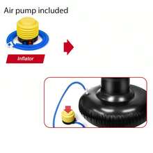 1入充氣拳擊立柱,充氣拳擊沙袋,拳擊搖搖玩具,健身沙袋,派對遊戲 - 運動和減壓 - 黑色 - 查看 5