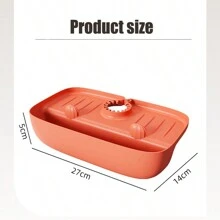 1入組多色洗滌槽防濺擋,增強型廚房水槽龍頭墊,適用於水槽手柄滴水托盤 - 彩色 - 查看 2