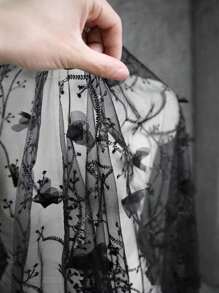 3d刺繡花紋蕾絲工藝品,適用於自製服裝和手工藝品的蕾絲面料 - 彩色 - 查看 3