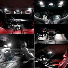 Luz Led Interior De Coche Para Audi A1 A2 A3 A4 A5 A6 Tt, Reemplazo De Luz De Mapa, Cúpula, Espejo De Tocador, Guantera, Maletero, Blanco De 6000k, Sin Error De Canbus