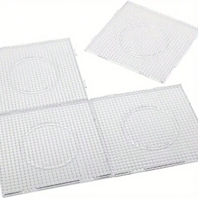 Pana-beads 4pcs 14.5*14.5cm Large Plastic Template Board For Kids Puzzle DIY Handicrafts, 5mm Fuse & Perler Beads, Beading Supplies, Beading & Jewelry Making