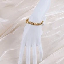 22k鍍金不褪色的時尚印花多股手鍊,優雅百搭 - 006 - 查看 4