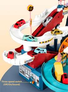 12pcs Train Track Set With 12 Cars, Cars Can Slide On The Track With Light And Music, Improving Kids' Manipulative Abilities And Promoting Parent-Child Interaction, Birthday Or Festival Gift - Lion Track - View 4