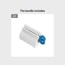 1入組手動壓縮式牙膏擠壓器,多功能牙膏管擠壓器,夾式潔面擠壓器,浴室用品 - 紅色 - 查看 9
