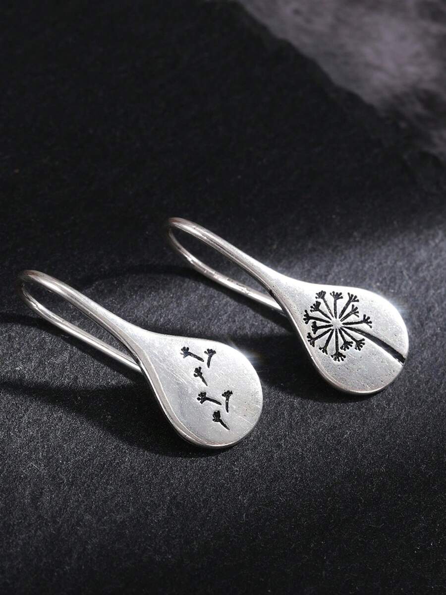 1 對迷人女士吊式耳環婚禮訂婚週年紀念派對珠寶情人節禮物 - 1# - 查看 1