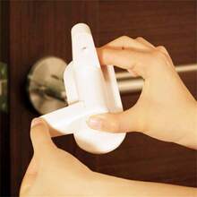 1pc Ordinary Safety Lock, White Door Lock Protector, Housewares