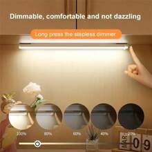 Led Grid Light Bar With Motion Sensor, Suitable For Offices, Classrooms, Fitness Centers, Live Streams And Work Spaces - White - View 3