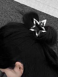 1pc Women's Hair Clip With Star, Heart, Sophisticated Design For Back Head Hair Accessories - Multicolor - View 3