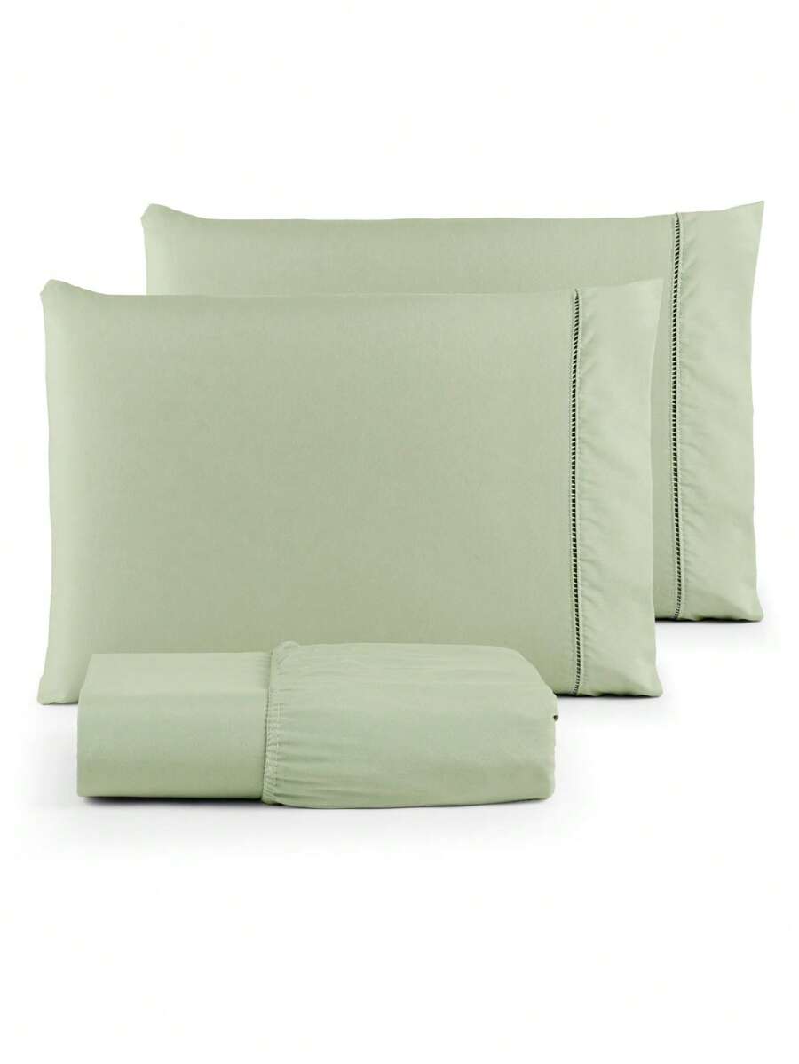 Sheet Sets With Pillowcases - 綠色 - 查看 1