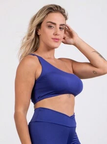 Women Sports Tees & Tanks - 寶藍色 - 查看 3