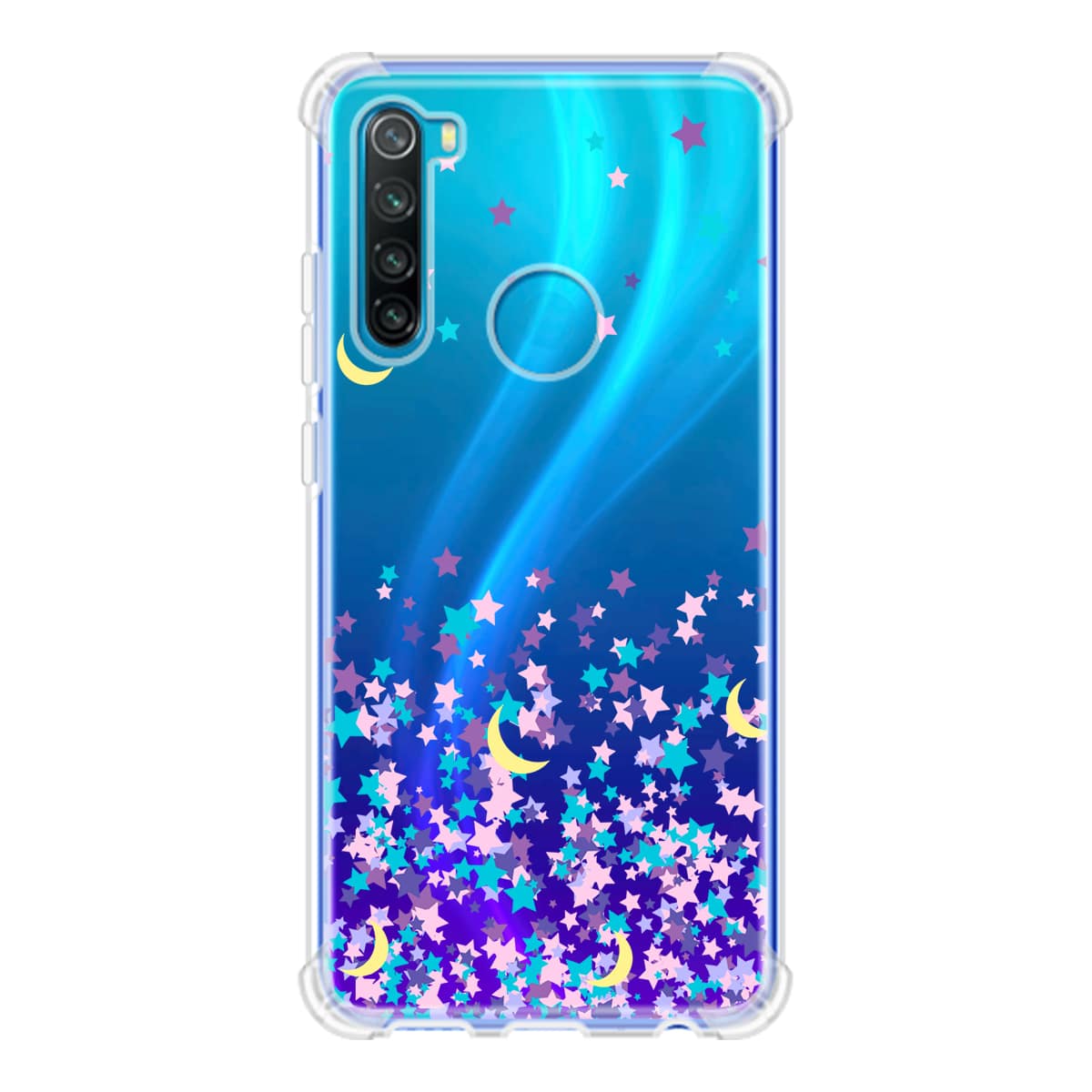 Capa Capinha De Celular Compatível com Xiaomi Redmi Note 8 Mi Personalizada Cor:1674 - Champanhe - Visão 1