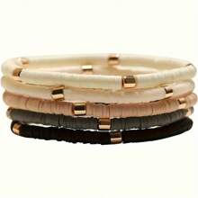 24格盒簡約色彩軟珠可以用於手鍊、項鍊、戒指和diy各種禮品飾品 - 彩色 - 查看 2