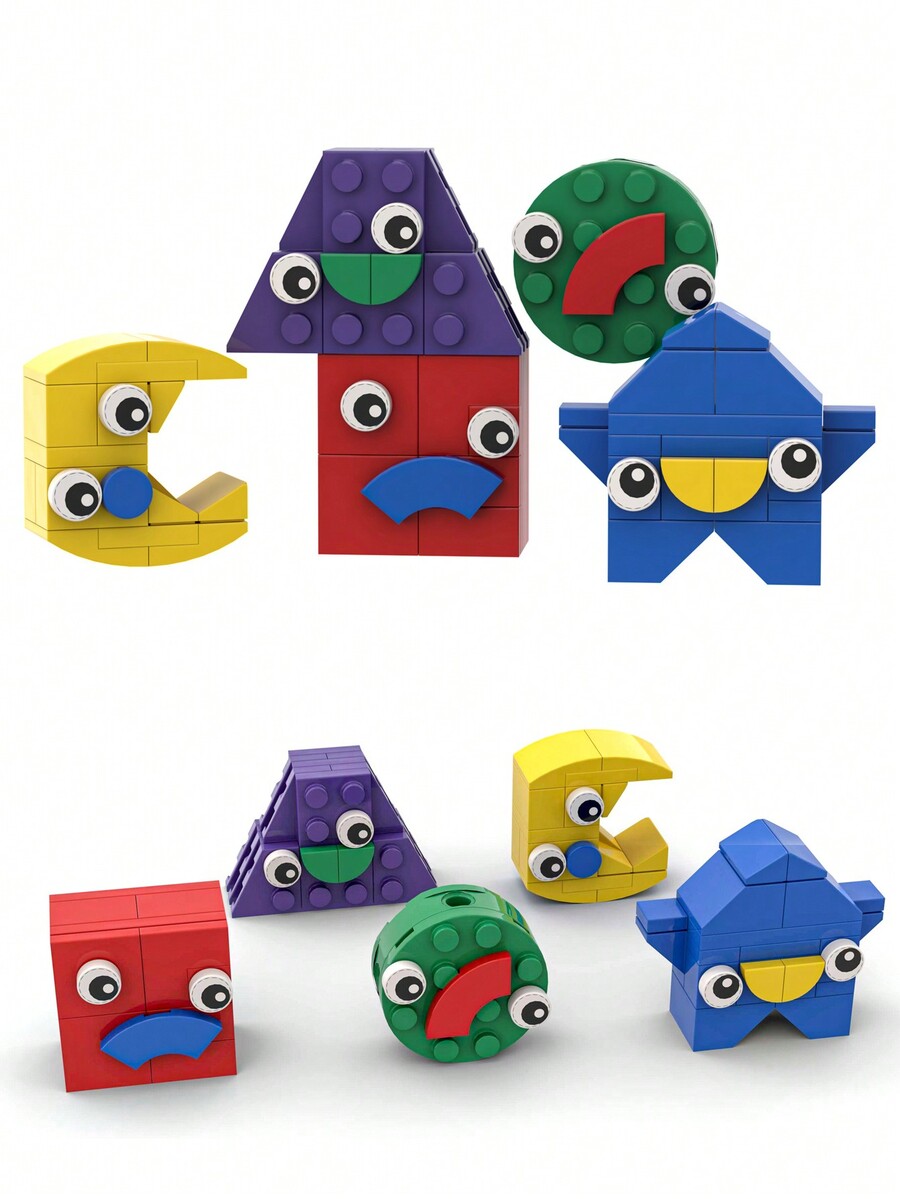 Moc Small Building Blocks Digital Circus Game Animation Clown Assembly