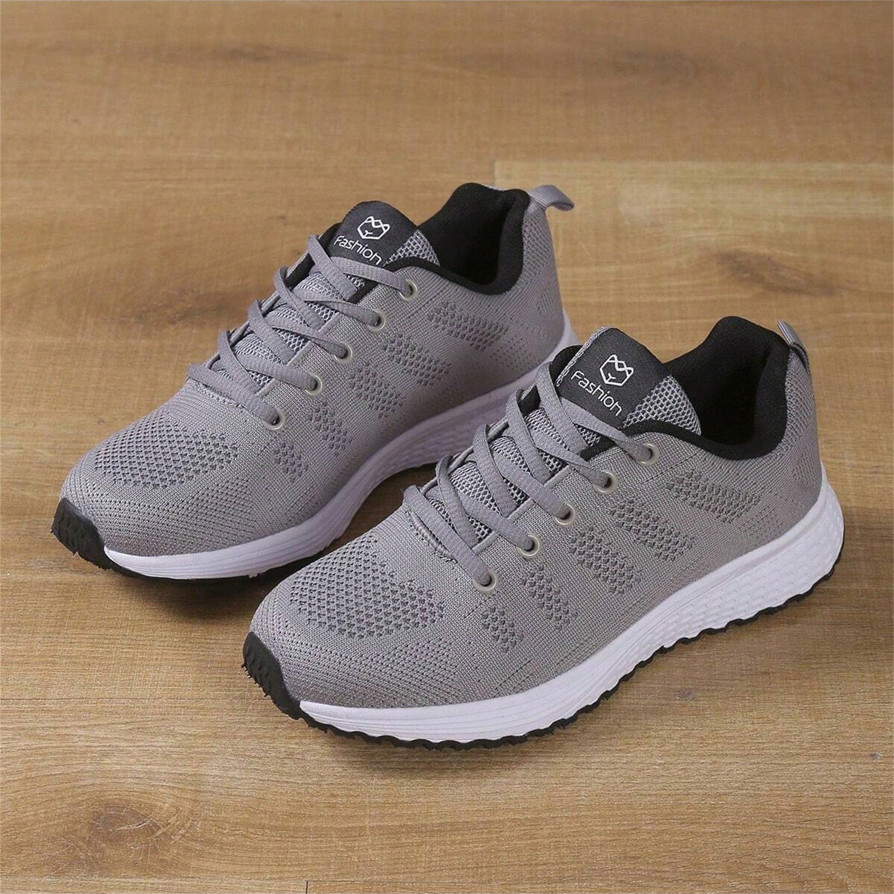 Nuevos tenis atléticos de punto transpirables y con estilo para hombres, ligeros, cómodos, con suela blanda, zapatos para hombre