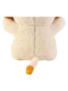 40cm Cute Lion Plush Toys Soft Stuffed Animals Hugging Pillow Home Decor Perfect Gift Bedroom Decor - Cream Color - View 8