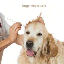 6 Inch Professional Large Cotton Buds For Dogs, Specially Designed Dog Cotton Buds With Bamboo Handle, Large Means Safe  25pcs - White - View 1