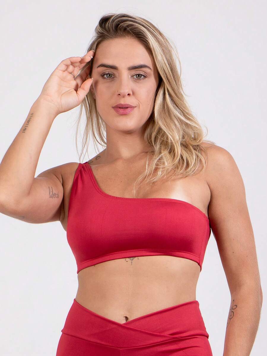 Women Sports Tees & Tanks - Red - View 1