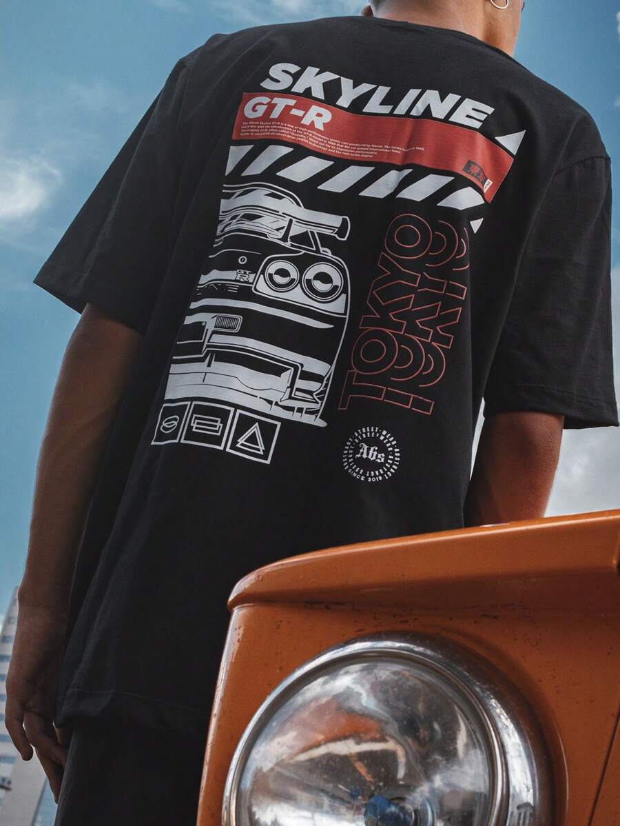 Men T-Shirts - Negro - Ver 1