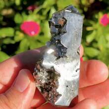 1pc Natural Raw Pyrite Tower For Home Decor, Gifts For Family & Friends Pyrite Quartz Crystal Collection - 1 Pc Random - View 3