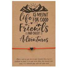 友誼、友誼手鍊、朋友魅力手鍊、朋友、最好的朋友手鍊、朋友珠寶、送給朋友的禮物、願望手鍊、 - life for friend 1 - 查看 10