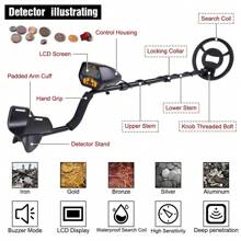 LCD Metal Detector Gold Metal Detector Waterproof Sensitivity Depth Probe Outdoor Professional Lightweight Metal Detector MD-3028 - Black - View 3
