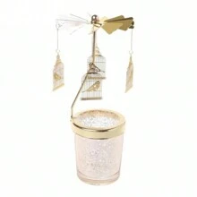 Lámpara Giratoria, Portavelas Con Velas Perfumadas En Forma De Corazón, Luz De Vela Romántica, Regalo Creativo Y Decoración Retro De Fantasía Para Festivos - Multicolor - Ver 6