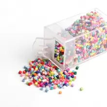 1000/3000pcs/Box 2mm Colorful Cylinder Shape Czech Glass Seed Beads Loose Spacer Beads For Jewelry Making DIY Handmade Bracelet Necklace Accessories