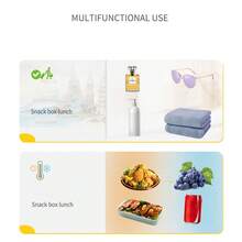 帶保溫隔層的戶外野餐背包,防水,防漏,容量大 - 粉色 - 查看 6