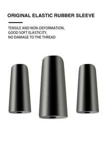 20 Pcs Fishing Accessories Anti Winding Connector Pin Bearing Rolling Swivel Stainless Steel Snap Quick Change Of Fishing Line Fishing Accessories - Black - View 7