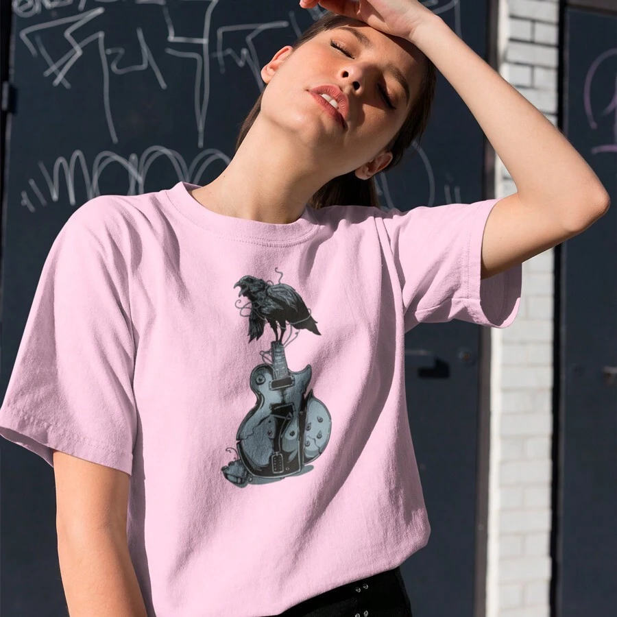 Women T-Shirts - 淺粉色 - 查看 1