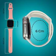 Smartwatch Blood Pressure Measurement. T800 PRO - White - View 4