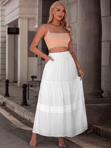 Women Skirts - 白色 - 查看 5