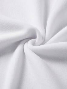 Chicago USA Letter Print Thermal Lined Sweatshirt