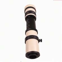 Lightdow 420-800mm F8.3-16 Manual Super Telephoto Zoom Lens With T2-Eos Mount Adapter - White - View 5