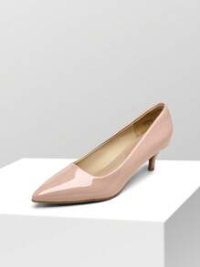 Zapatos de tacón de mujer Liso Elegante - Rosa - Ver 2