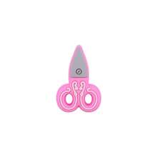 1pc New Children's Art & Handicraft Scissors Silicone Beads, Creative Cartoon Diy Jewelry Beading Accessories - Pink - View 1