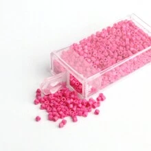 1000/3000pcs/Box 2mm Colorful Cylinder Shape Czech Glass Seed Beads Loose Spacer Beads For Jewelry Making DIY Handmade Bracelet Necklace Accessories