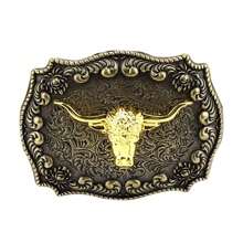 1 件鋅合金時尚龐克復古西部牛仔皮帶扣 - 彩色 - 查看 10