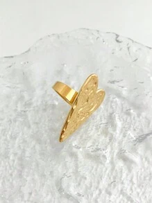 Mazuer 1pc Retro Vintage Fashion Creative High-End Stainless Steel Eye Shape Ring, Suitable For Women, Holiday Party, Date, Teacher's Day, Graduation, Thanksgiving Gift, Travel - Yellow Gold - View 4