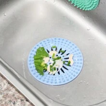 1 件排水接發網帶矽膠吸盤塞蓋,適用於廚房水槽、浴室地漏、浴缸,4 種顏色可供選擇