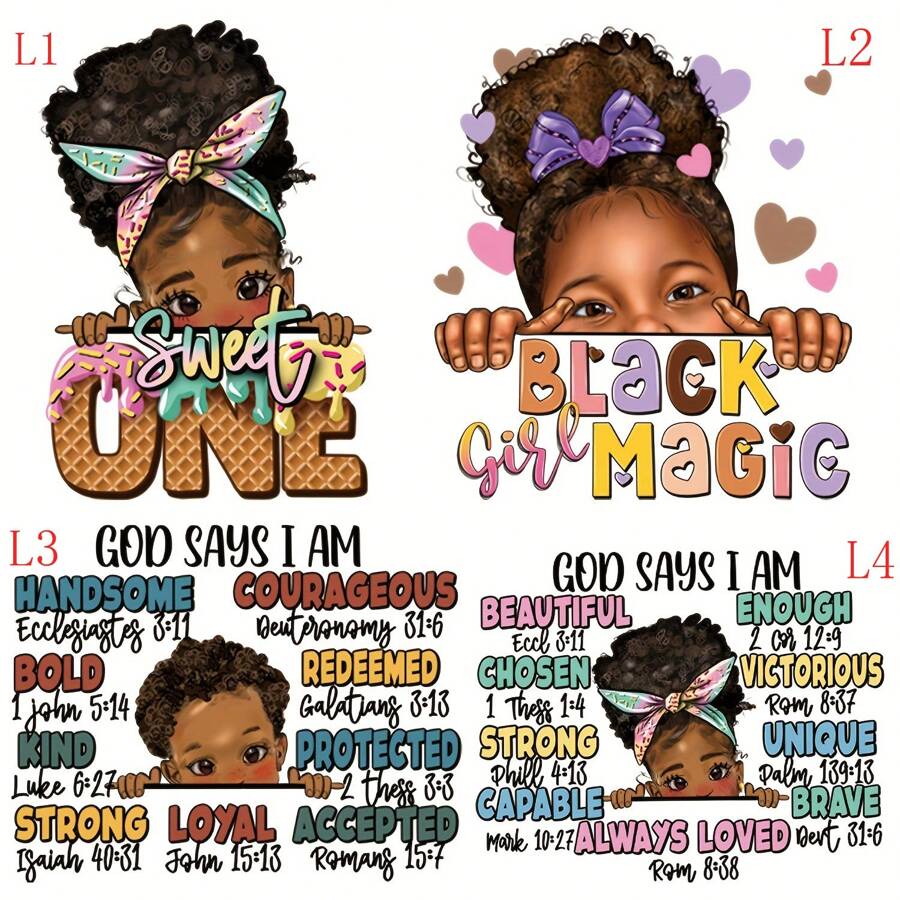 1/2 件精美熨烫转印贴纸热转印贴纸热压贴花适用于 DIY 服装 T 恤面具牛仔裤背包 - 彩色 - 查看 1