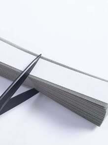 ظلال نافذة مؤقتة باللون الرمادي المجعدة للتعتيم، سهلة القطع والتركيب لتعتيم الغرف، ستارة بدون حفر هوك آند لوب، 90سم * 180سم / 60سم * 150سم (1 قطعة)، مناسبة لغرفة النوم وغرفة المعيشة والمكتب والحمام وديكور المنزل