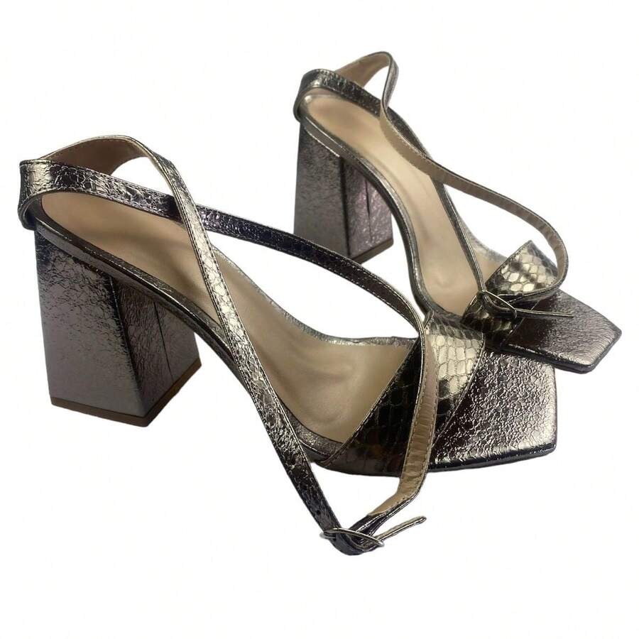 Women Platforms & Wedge Sandals - 銀色 - 查看 1