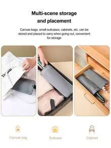 1pc Portable Hair Curler/Straightener With Silicone Heat-Resistant Mat And Protective Glove, Large Barrel - Grey - View 4