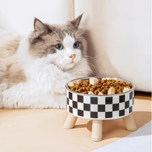 Regalo para amantes de gatos/perros y tazón de comida para mamás de perros/gatos con diseño antivuelco y base antideslizante, borde protector y gran capacidad - Multicolor - Ver 7