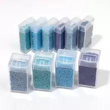 1000/3000pcs/Box 2mm Colorful Cylinder Shape Czech Glass Seed Beads Loose Spacer Beads For Jewelry Making DIY Handmade Bracelet Necklace Accessories