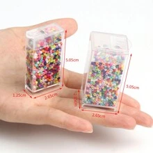 1000/3000pcs/Box 2mm Colorful Cylinder Shape Czech Glass Seed Beads Loose Spacer Beads For Jewelry Making DIY Handmade Bracelet Necklace Accessories