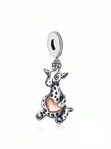 925純銀精美蜜蜂和花朵吊墜珠,diy、中性、派對適用 - Q3062 - 查看 6