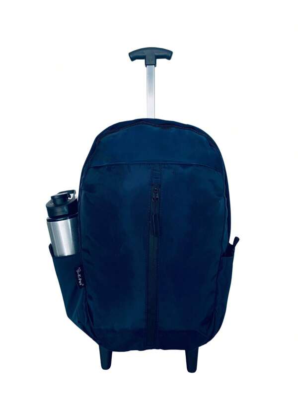 Mochila Escola Faculdade Trabalho Reforçada Impermeável Azul